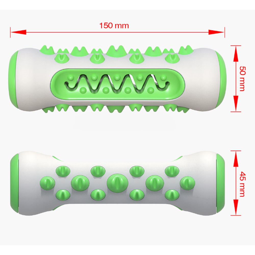 Pet Dog Bone Shape Molar Teeth Cleaner Brushing Stick Interactive Chew